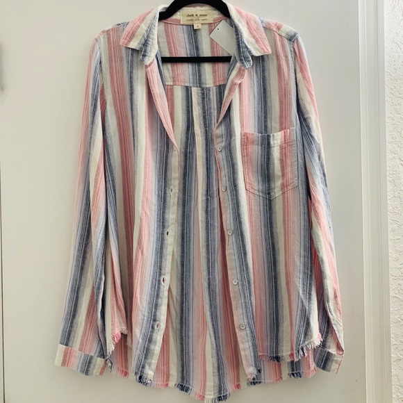 NEW /  Cloth & Stone long Shirt - Picture 2 of 7